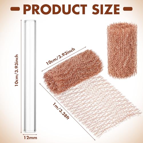 Image of 10 Pcs Glass Pipe 4 Inch Borosilicate Glass Tube Blowing Set