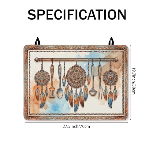 Cache-plaque cuisinière électrique en polyuréthane artistique 71x50