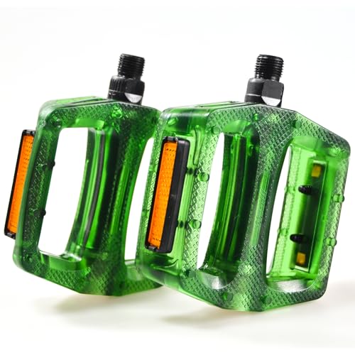 XIFOWE Vintage Translucent Bike Pedal, Alloy Steel Center