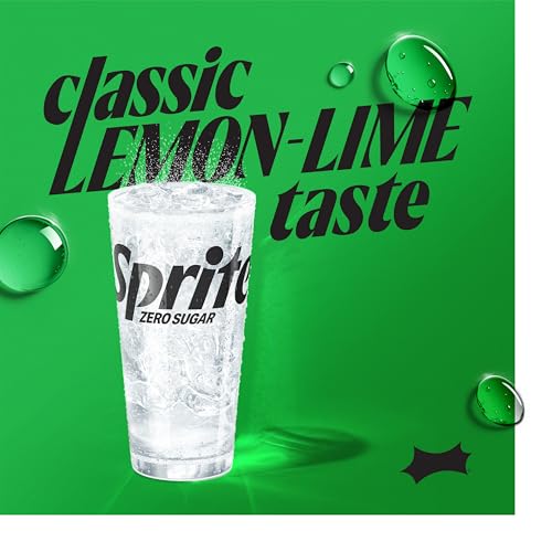 Image of Sprite Zero Sugar Lemon-Lime Caffeine Free Soda Soft Drink Bottles, 16.9 fl oz, 6 Pack