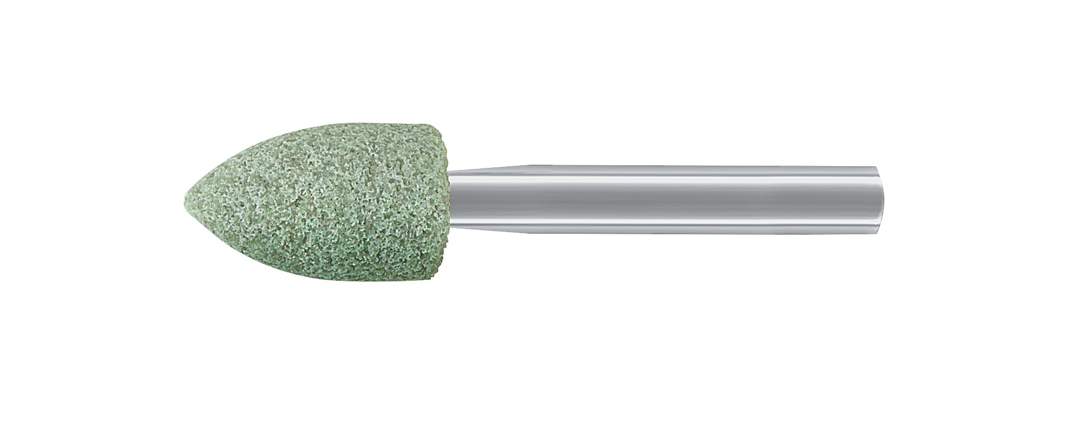 LUKAS-ERZETT 20 x Schleifstift SP Spitzbogenform für Edelstahl 8x16 mm Schaft 3 mm | Ceramic Korn 80-12x15x0,5cm