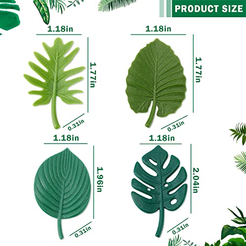 16 Piezas Imanes Decorativos Hoja Monstera miniatura 2