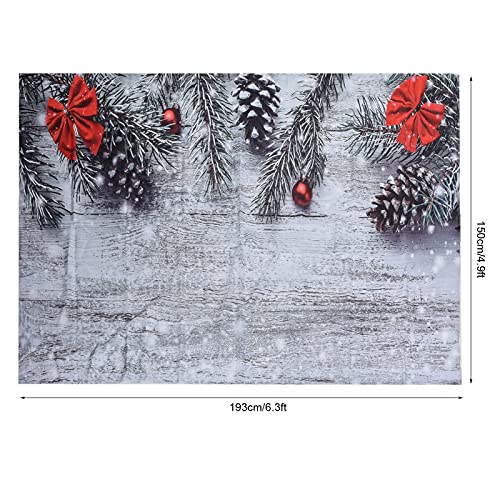 Tapiz de Navidad para salón y dormitorio, gran manta de pared WGFOIP en poliéster suave 3