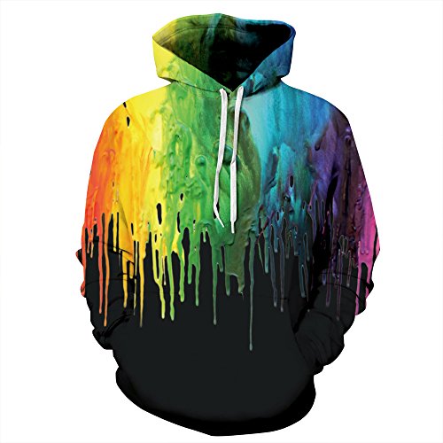 NONSAR 3D Graphic Printed Hoodies for Men,Women, Unisex Pullover Hooded Shirts