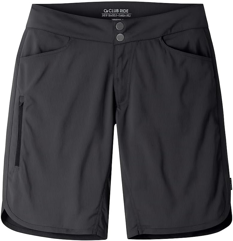 Club Ride Apparel Women’s Savvy Cycling Shorts – 11-Inch Inseam Biking Shorts