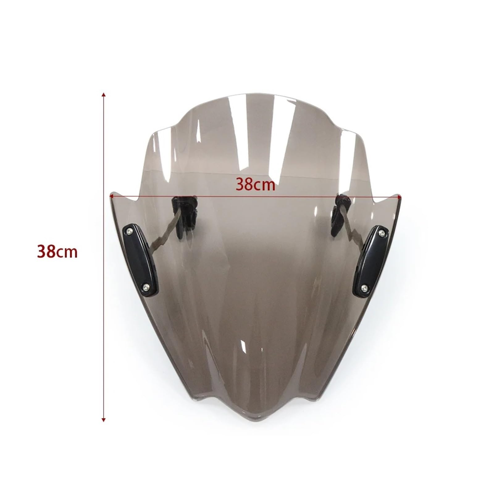 Cupolino Touring Per Suzuki Gladius 650 SFV650 ABS 2009-2015 2014 2013 Parabrezza Universale Per Moto Parabrezza Da 7/8" E 1" Manubrio Parabrezza Moto(Nero)