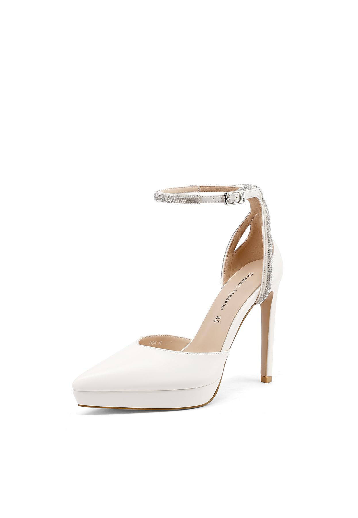 QUEEN HELENA Décolleté con Plateau con Tacco Alto con Strass Donna K4544
