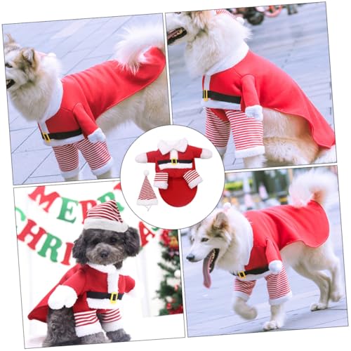 Disfraz para perros MERRYHAPY 5XL invierno rojo miniatura 6