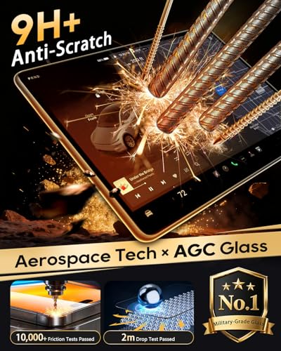 Image of LFOTPP 2-Pack Tesla Model X /Model S 2023-2026 Screen Protector 17 inch+9.4 inch - Refreshed Premium /Performance 17 Inch Touchscreen - Tesla Model X /Model S 2023-2026 Accessories[No More Glare& Fingerprint]