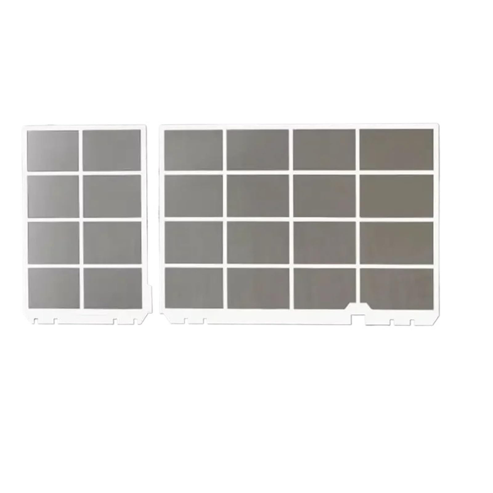VLXNOCXUK Compatible For Toshiba，Air Conditioner Filter Left19x30cm / Right 42x30CM Filter Dust Screen Parts(1 set)