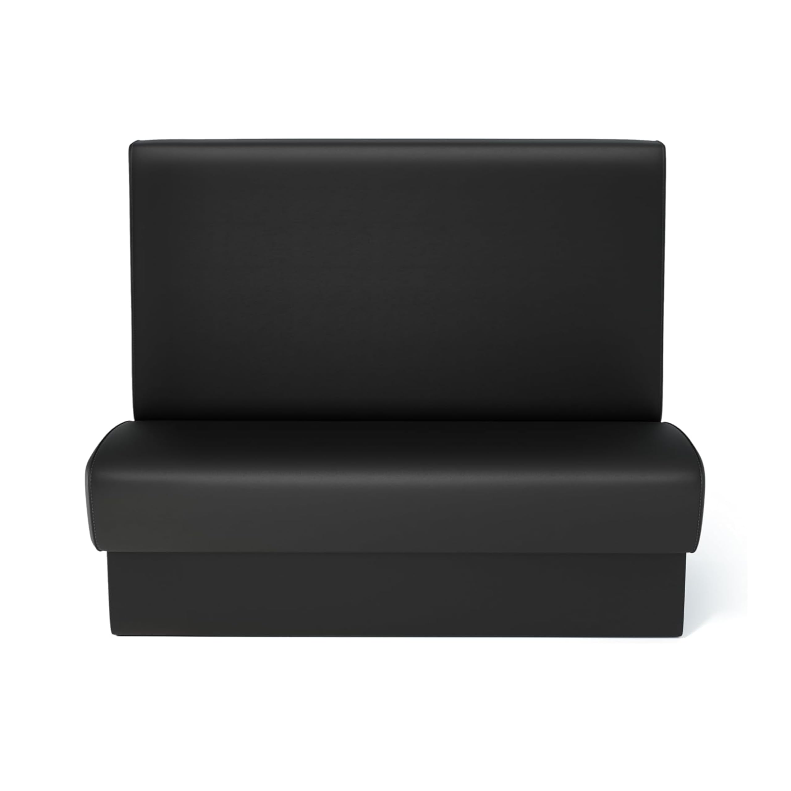 UrbanBooth 48" Restaurant Vinyl Booth Seating Bench – Quick-Ship Modular Commercial Booth with Birch Plywood Frame, High-Density Foam, Made in USA for