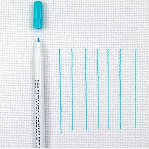 ikis - Water Erasable Fabric Marker Marking Pen Fine for Fashion Designing - Pack of (3)