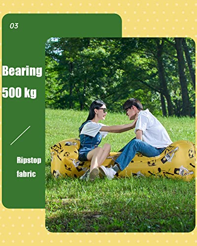Chaise longue gonflable pour soulager le dos en pique-nique