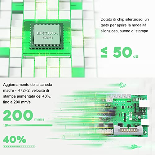 'Impresora 3D Tina2S ENTINA con WiFi: Mini Impresora Ensamblada, Placa Base Silenciosa, Tamaño 100 x 105 x 100 mm' - Fernando Cortés