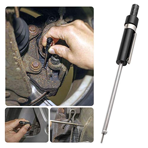 Herramienta para medir frenos de auto, calibrador de grosor de pastillas de freno 5.3x0.5in con escala para medición interior y exterior miniatura 5
