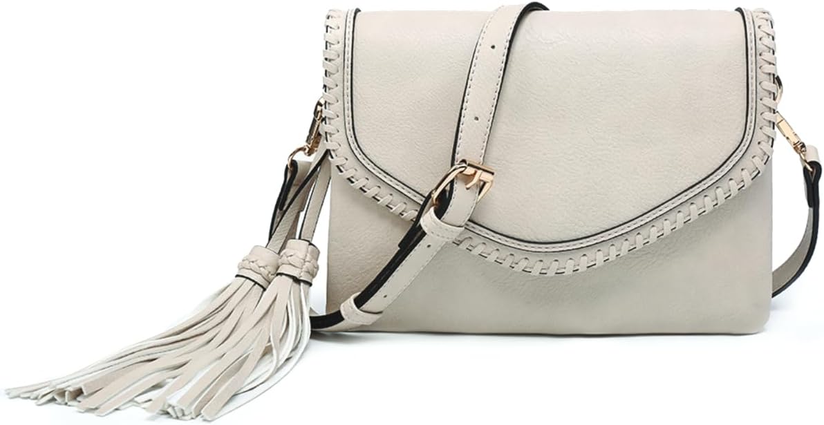 JEN & CO. Sloane Vegan Leather Crossbody Bags Envelope Style Clutch Purses Shoulder Handbag Wallets for Women