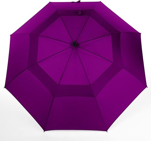 Miniatura 4 de MRTLLOA Paraguas para golf extragrande con apertura automática de 54, 62, 68 o 72 pulgadas, toldo doble ventilado, resistente al viento e