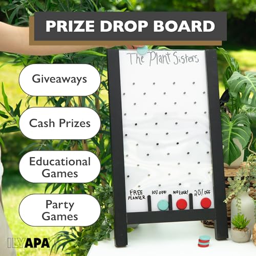Ilyapa Prize Drop Board, 14x24 in - Penny Drop Game, Whiteboard Sign - image 5