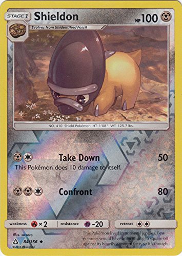Pokemon - Shieldon - 84/156 - Poco común - Holo inverso - Sol y Luna: Ultra Prism