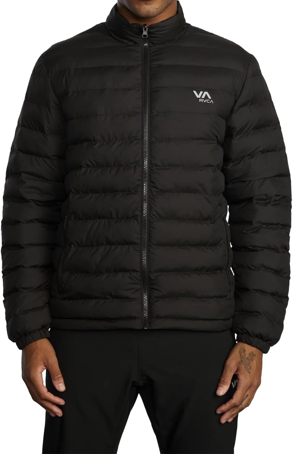RVCA Mens Sport Puffer Insulator Athletic Layering Jacket