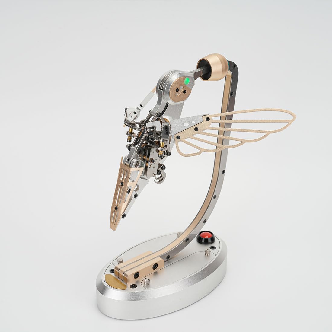 Puzzle 3D in metallo per adulti, con colibrì meccanico, steampunk