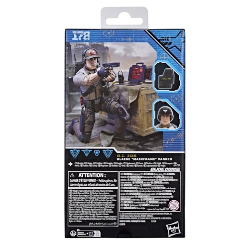 Image of G.I. Joe Classified Series #178, Blaine inchMainframe inch Parker, Collectible 6-Inch Action Figure with 9 Accessories