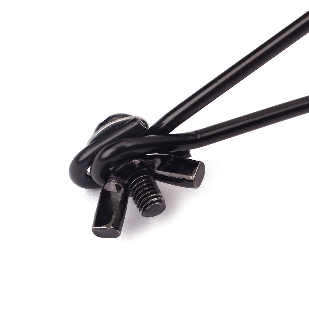 Alnicov Supporto per armonica Supporto per collo Supporto per armoniche a 24 fori Nero