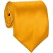 BRAND NEW Mens Necktie SOLID Satin Neck Tie Golden Yellow 48