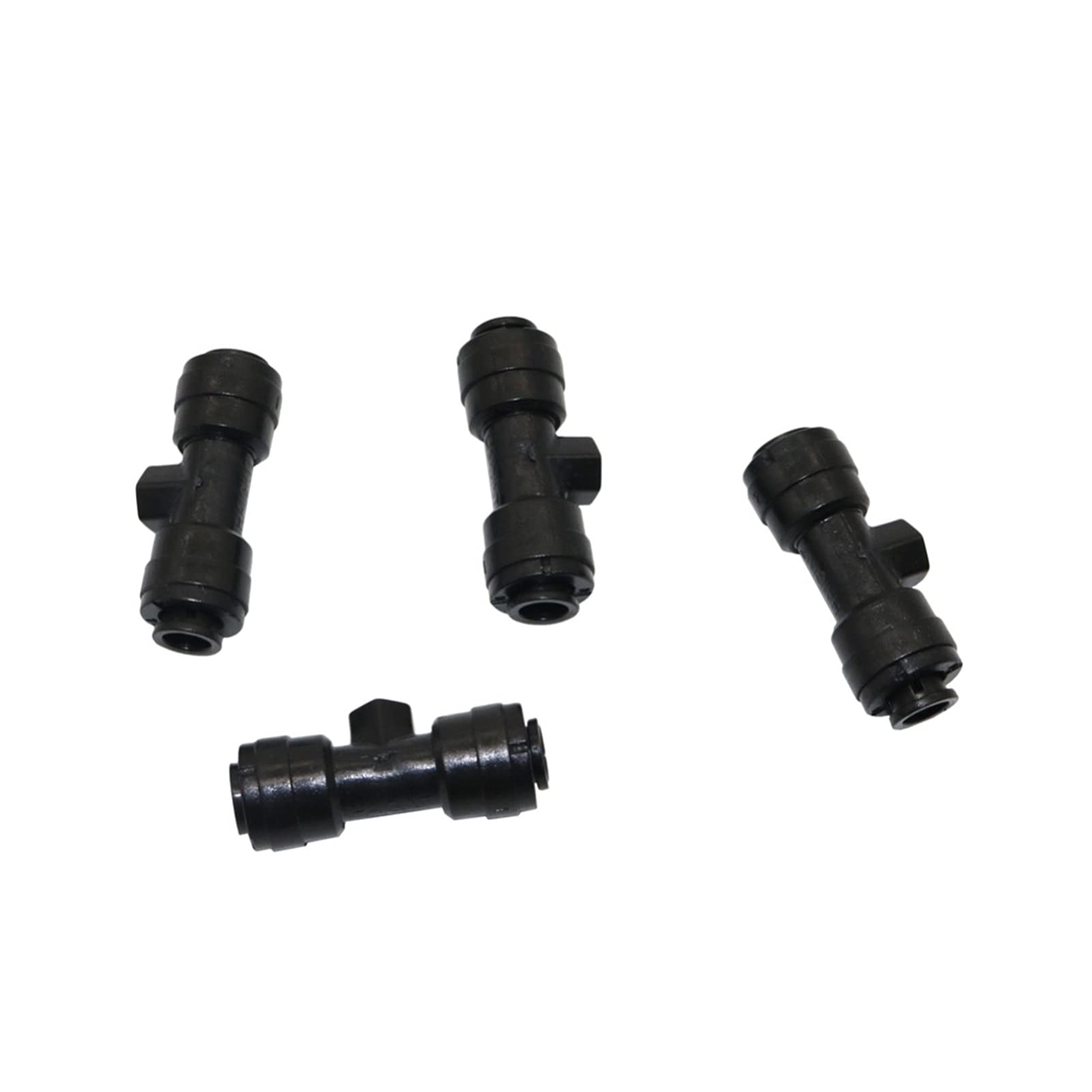 Kit de conectores conjuntos de manguera 1/4 de pulgada a 3/16 pulgadas Cerradura de deslizamiento de hilo interno Conexión rápida TEE 6mm Acoplamiento neumático Accesorios para pulverizador de 100 pie