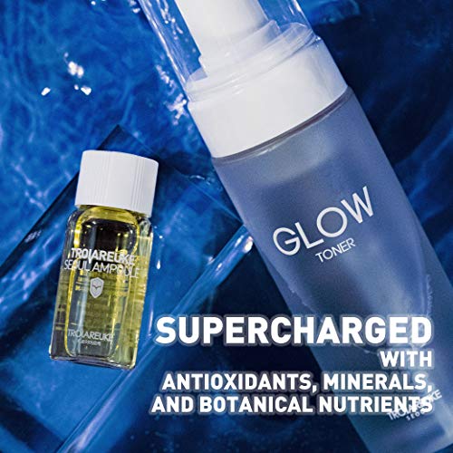 Seoul Glow Ampoule Toner, All-In-One Facial Ampoule Toner With Niacinamide, Botanical Extracts, And 7 Peptides For Glowing, Smooth, Radiant Skin | Dry, Dehydrated, Normal Skin, Korean Skin Care #TOP4