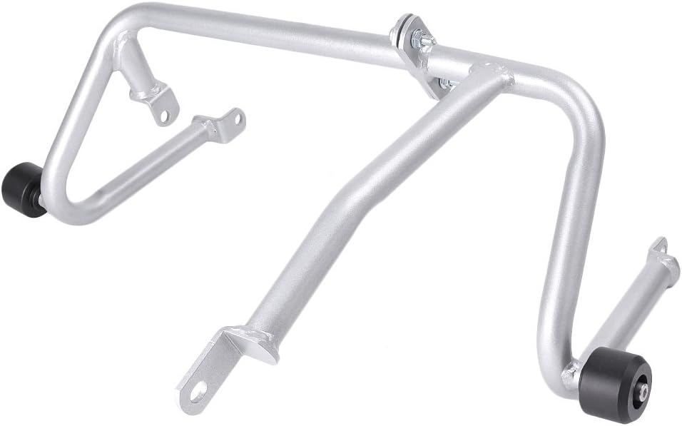 Cnonee1 Motorcycle Guard Highway Crash Bar Protection Frame Accessaries for Suzuki GSR400 GSR600 BK400 600 2006-2016, Silver