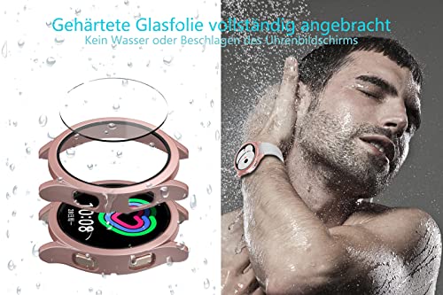 Custodia per Galaxy Watch 4/5 40 mm,【2+2 pezzi】2