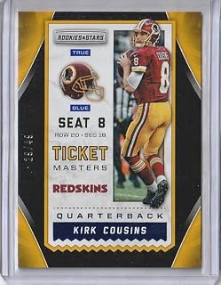2016 Rookies and Stars Ticket Masters True Blue #11 Kirk Cousins
