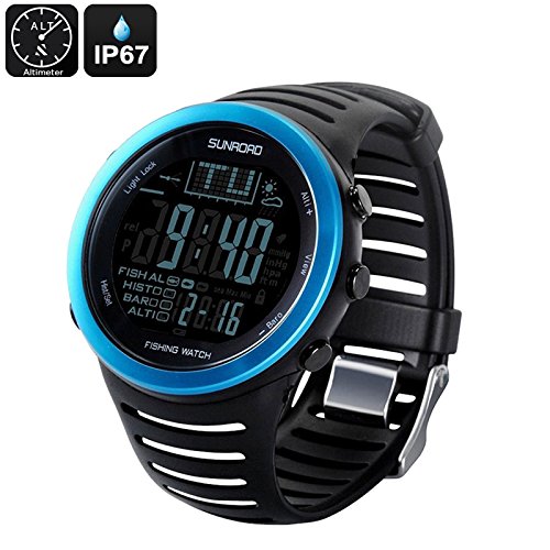 Generic Sunroad FR720 Waterproof Fishing Watch with Barometer, Altimeter, Thermometer