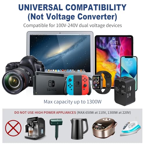 Newvanga ERA-A-004 Travel Adapter With Usb C thumb #6