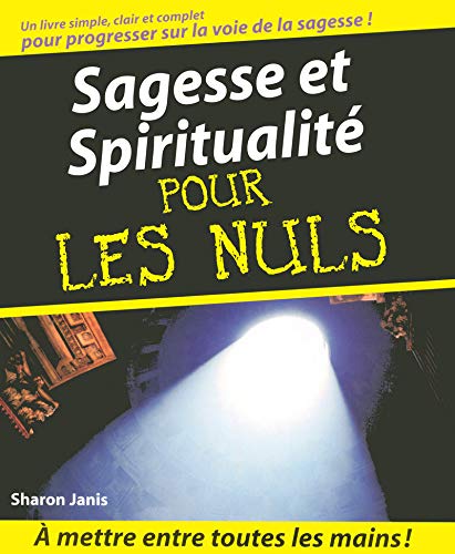 Télécharger Sagesse et Spiritualité Pour les Nuls Francais PDF