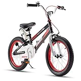 RoyalBaby Boys Girls Kids Bike Space No.1 Steel Cycle Bike Child's Bicycle 16 Inch Black