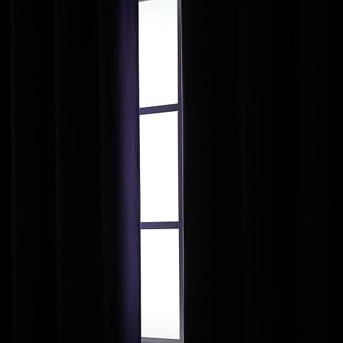 Miniatura 5 de Cortinas opacas de 84 pulgadas de largo, cortinas con aislamiento térmico para oscurecer la habitación, 2 paneles para sala de estar, ojales