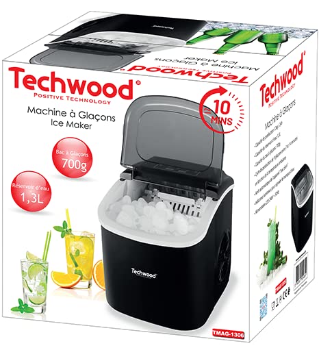 Techwood Ice Maker Machine front view