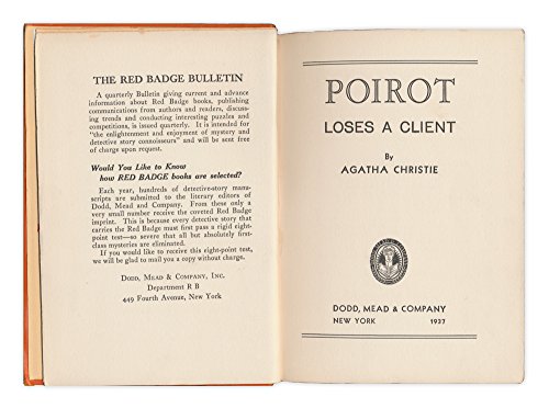 Poirot Loses a Client B0006ANV2S Book Cover
