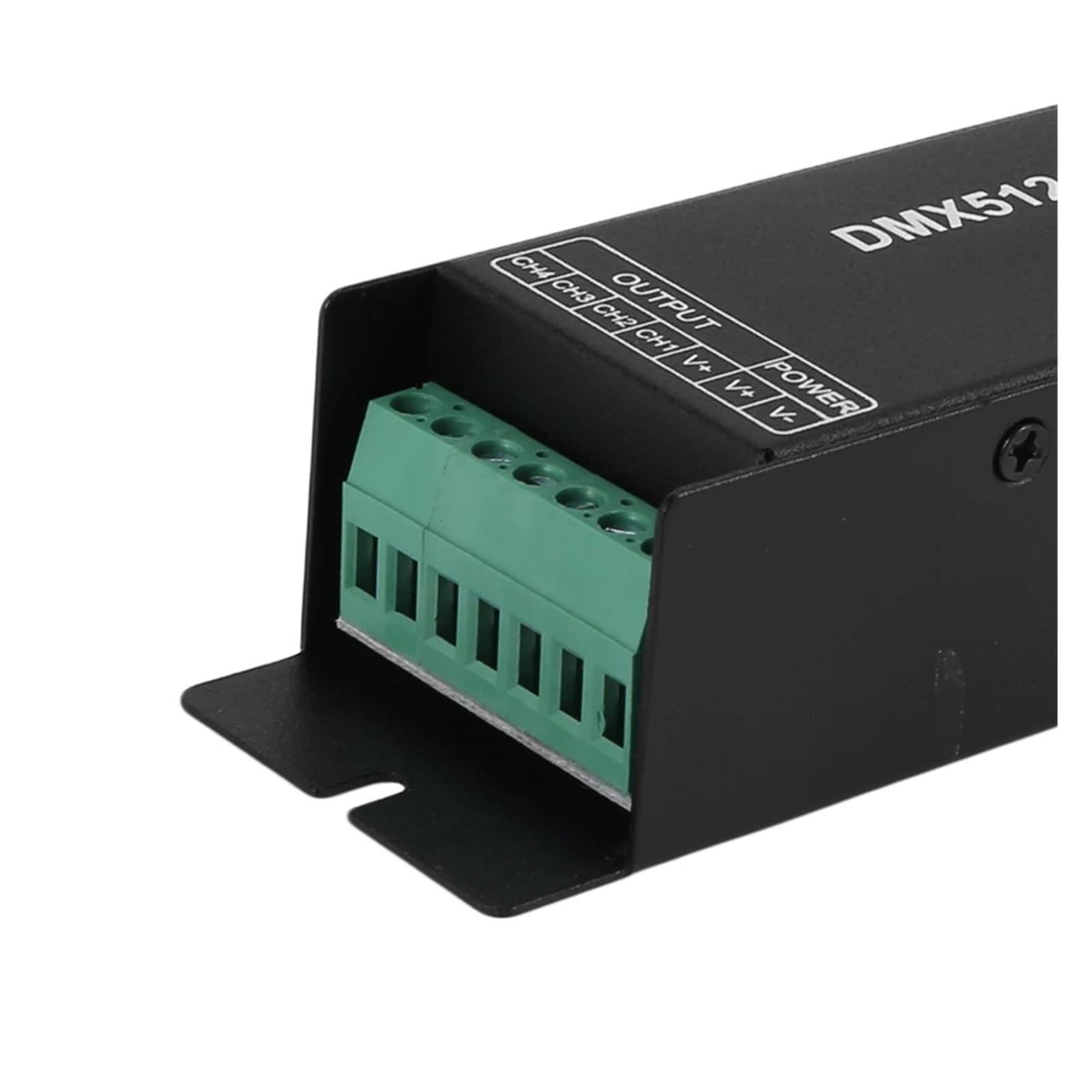 Dekoder Dimming Controller 512 Wyświetlacz Cyfrowy Dmx512 Nadaje się do Taśmy Światła Taśma LED Rgbw Połączenie RJ45 DC12-24V 20A 4C