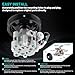 Farrme 04892093AA Power Steering Pump with Pulley Fit for Chrysler 300 for Dodge Challenger Charger Magnum Automotive Replacement Power Steering Pumps 4782523AC, 4782523AD 21-5439 Power Assist Pump