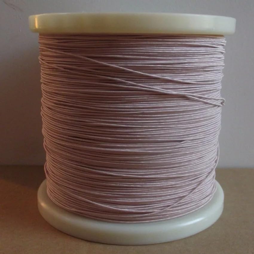 GatherTOOL 0.07x4/5/7/10/14/21/28/36/50/60/80/100 Strands Mine Antenna Litz Wire Multi-Strand Polyester Silk Envelope Braided Stranded Wire (Size : 0.07x5 100m)