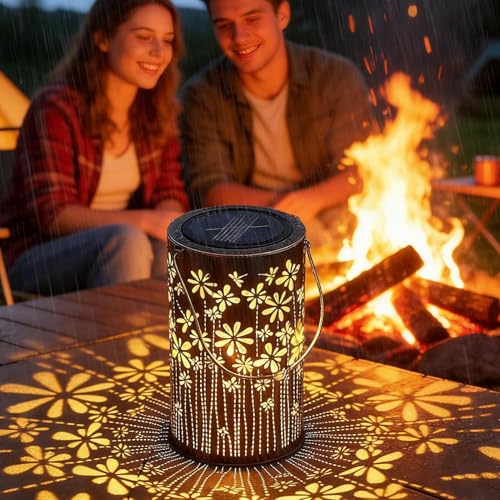 Lanternes solaires à suspendre étanches pour décoration de jardin - 2