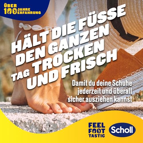 Scholl Fresh Step Anti-transpirant, Fussdeo, geruchsneutralisierend, 24 Stunden Schutz, 150ml