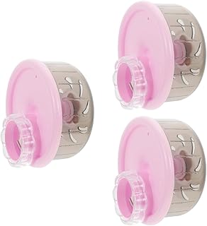 NOLITOY 3 Pçs Roda De Corrida Hamster Mudo Rodas De Exercício Hamster Brinquedo Esportivo Roda Giratória Pequenas Criaturas Brinquedos Roda Mudo Brinquedos Para Animais De Estimação