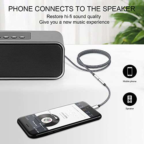 Aux Cord For Iphone, [Apple Mfi Certified] 3-In-1 Iphone Headphones Jack Iphone To Car 3.5Mm Aux Cord, Lightning To Aux Adapter Compatible With Iphone 14/14Pro/13/13 Pro/13 Pro Max/12/12 Pro Max/11 #TOP3