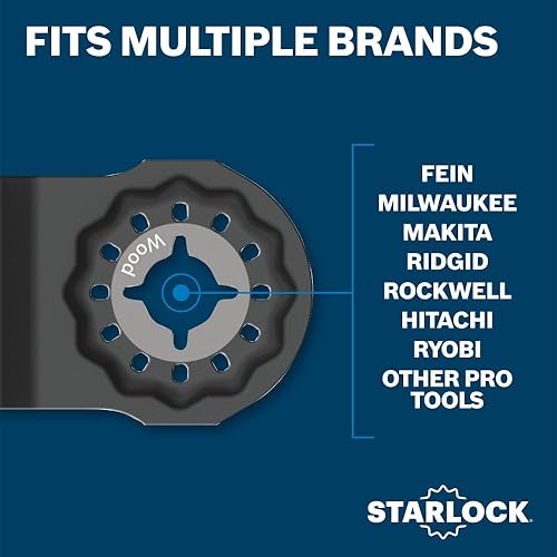 Miniatura 10 de BOSCH Hoja bimetálica oscilante OSL114JF-3 Starlock de 1-14 pulgadas, 3 unidades, precisión profesional de fabricación suiza, diseño de interfaz 3D,