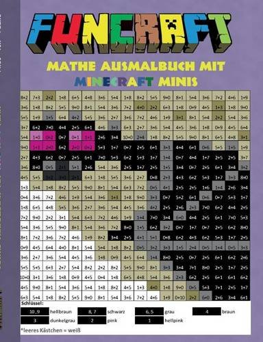 Funcraft - Mathe Ausmalbuch: Minecraft Minis (Cover Enderdragon ...
