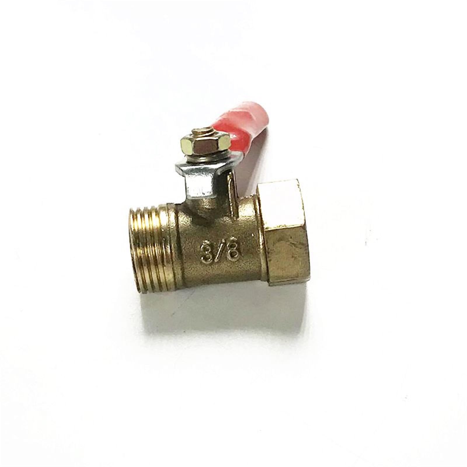 1 mosiężny zawór kulowy, 1/8", 1/4", 3/8", 1/2", złącze zaworu żeńskiego/męskiego, adapter łącznika do montażu rur miedzianych CZYC (0,25 cala)